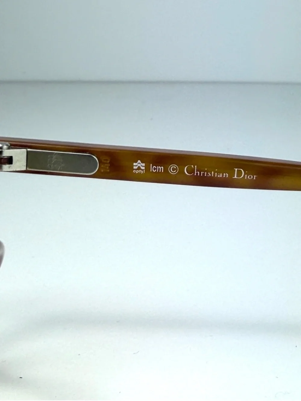 VTG 80s Dior 2747 10 Custom Yellow Lens Tortoise Square Geometric Sunglasses Set